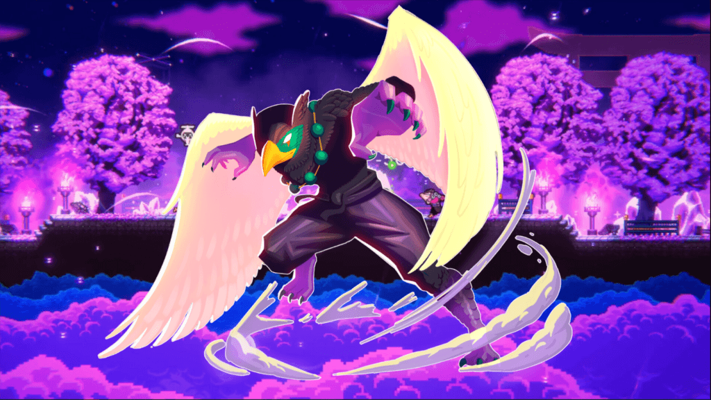 design de personagens de Atomic Owl